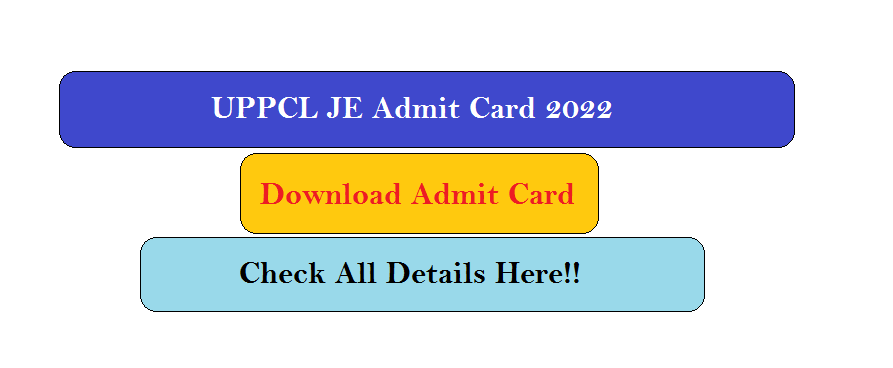 UPPCL JE Admit Card 2022